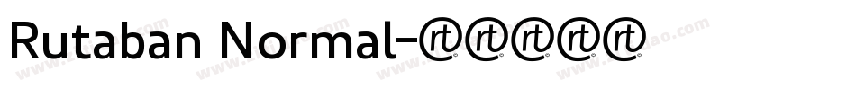 Rutaban Normal字体转换